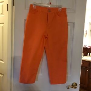 Ralph Lauren women’s orange jeans